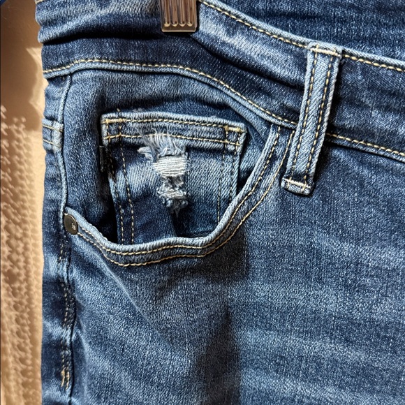 Judy Blue Medium Wash Button-Up Flare Jeans - Picture 6 of 13